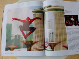 「スパイダーマン」のAndrew Garfieldが表紙の雑誌