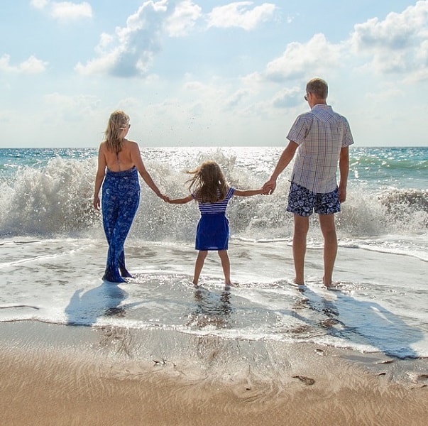 Beach family